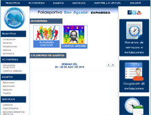 Tablet Screenshot of polisanagustin.com